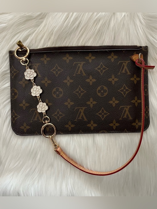 Louis Vuitton Handbags - LOUIS VUITTON Monogram Brown Pouchette Hobo Mini Bag Pouch Baguette